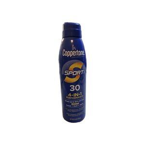 Coppertone Sport 4-in-1 Sunscreen Spray SPF 30 5.5 OZ exp 05/26